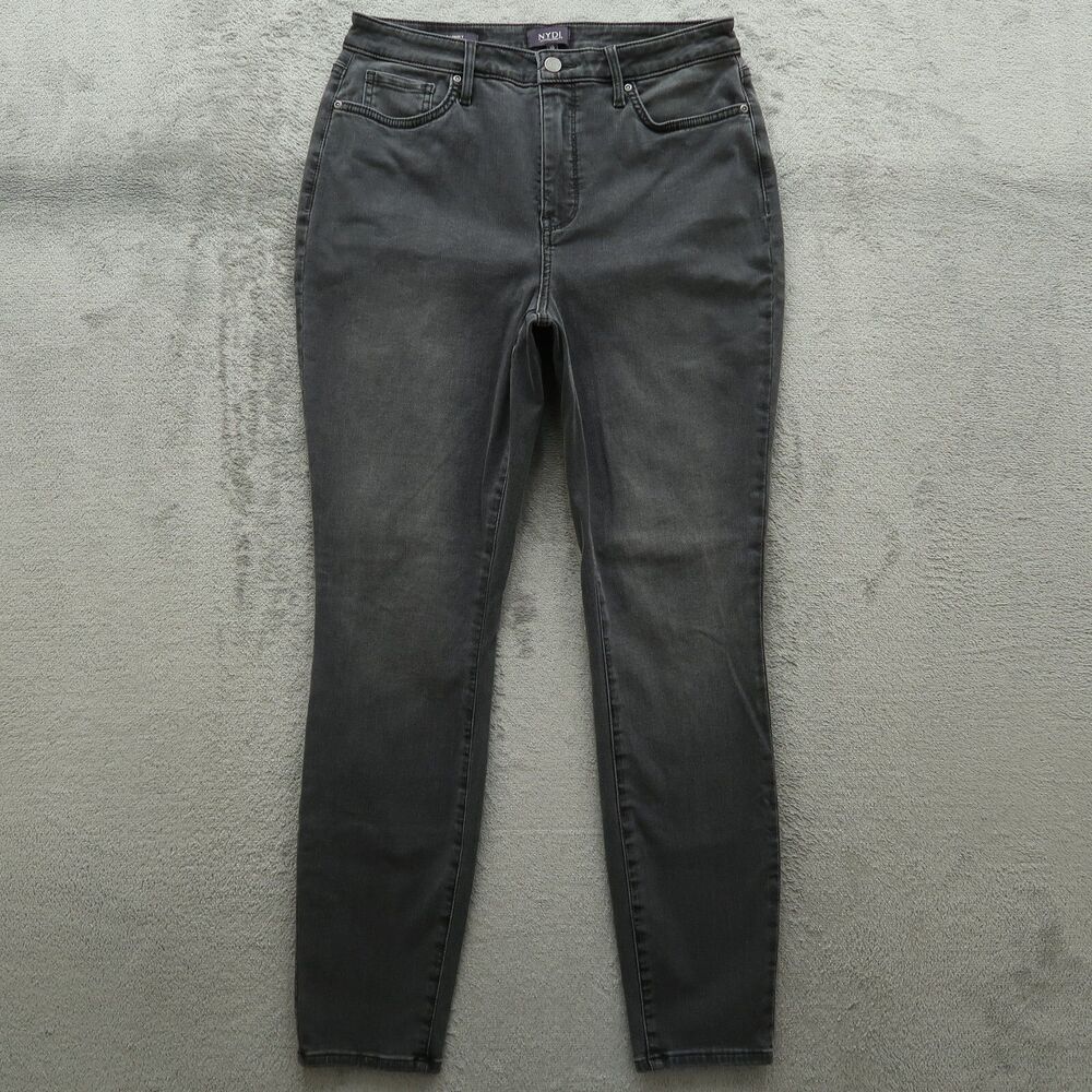 Not Your Daughter NYDJ Jeans Womens Size 10 Gray High-Rise AMI Skinny 29" Inseam